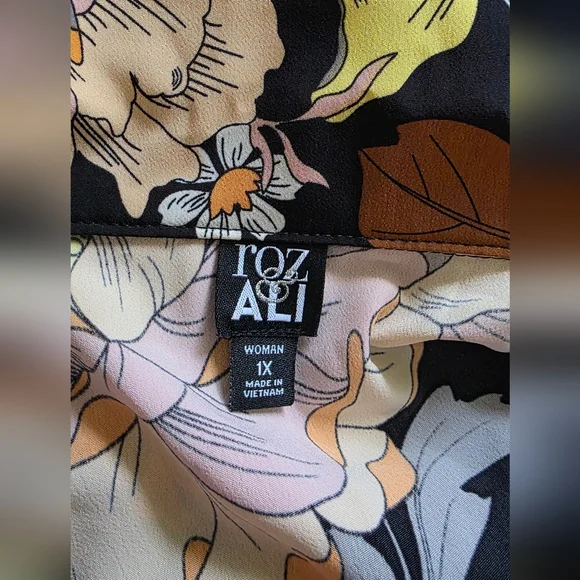 ROZ & ALI DUSTER SIZE 1X - Picture 8 of 8